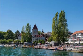 Old Port of Ouchy bathing area